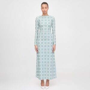 (NWT) Hill House Home The Selene Dress - Byzantine Tile Size MByzantine Tile / M